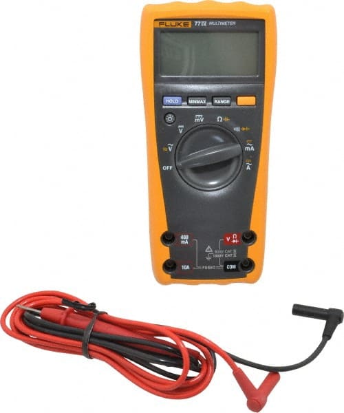 CAT III & CAT IV, Auto Ranging Average Responding Digital & Manual Ranging Multimeter: 1,000 VAC/VDC MPN:FLUKE-77-4