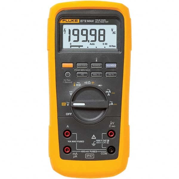 CAT III & CAT IV, Digital Multimeter: 1,000 VDC MPN:FLUKE-87V-MAX