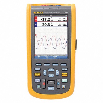 Oscilloscope 2 Channels 7 hr.Batt.Life MPN:FLUKE-124B/WWG