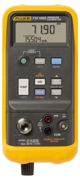 100 psi, Pressure Test Gauge and Calibrator MPN:FLUKE-719 100G