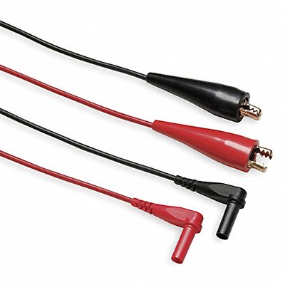 Test Leads 60 in L Black/Red 30VAC PR MPN:Fluke-TL28A