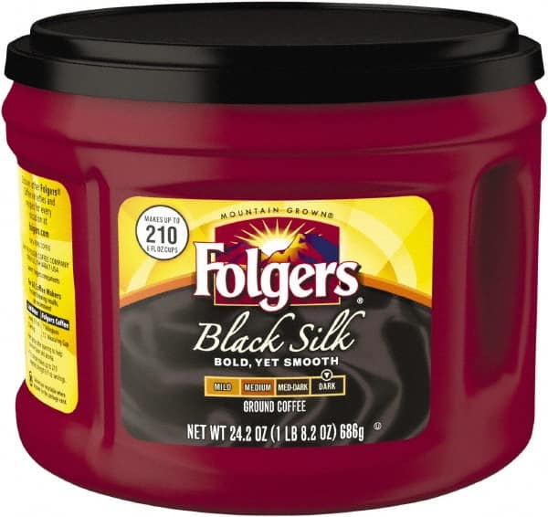 Coffee, Black Silk, 24.2 oz Canister MPN:FOL20540