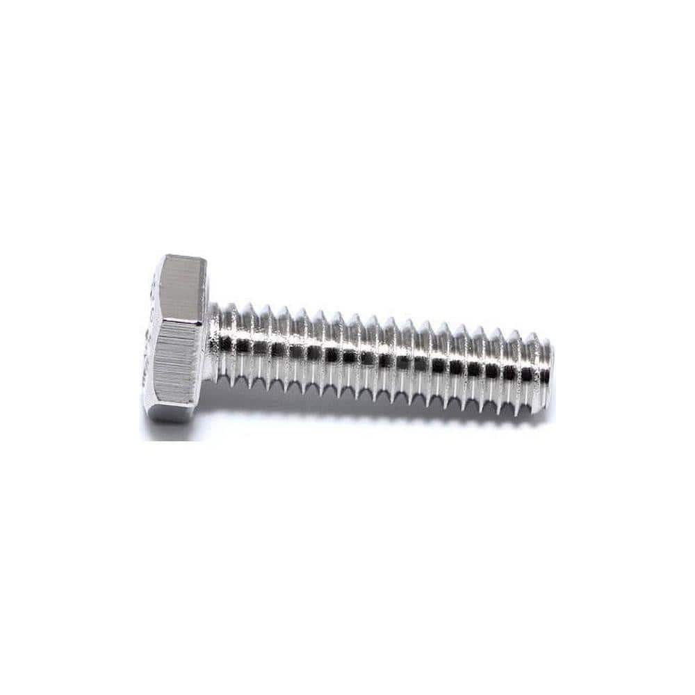 Hex Head Cap Screw: M8 x 1.25 x 40 mm, Grade 316 Stainless Steel, NL-19 Finish MPN:FB3MHEXB812540P