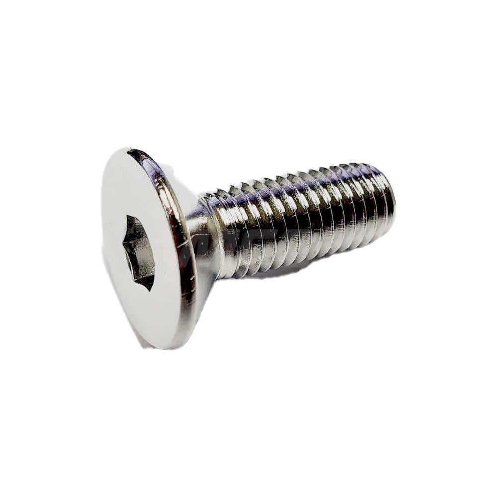 Flat Socket Cap Screw: 18-8 Stainless Steel, M6-1x16 mmL (PK 25), NL-19.  Finish MPN:FBMFHEADS61016P