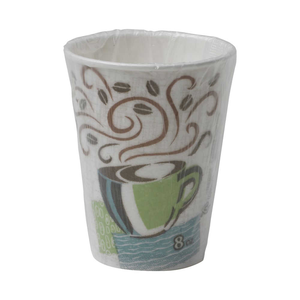 Dixie PerfecTouch Insulated Paper Cups, 8 Oz, Coffee Haze, Pack Of 1,000 Cups MPN:5338CDWR