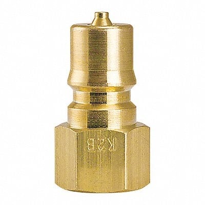 Brass Plug 1/4 x1/4 FPT MPN:K2B