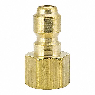 Straight-Thru Brass Plug 1 FPT MPN:100FPB