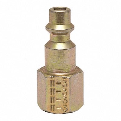 Industrial Plug 1/4 FPT Brass MPN:11-3B