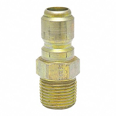 Straight-thru Brass Plug 1/8 MPT MPN:12MPB