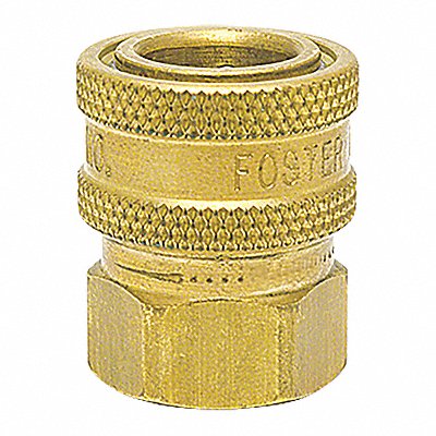 Straight-Thru Brass Socket 1/4 FPT MPN:25FS