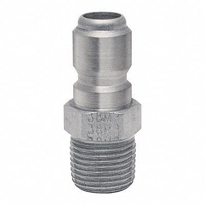 SS303 Plug 3/8 MPT MPN:38MPS