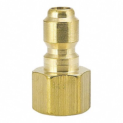 Brass Plug Straight Thru 1/2 FPT MPN:50FPB