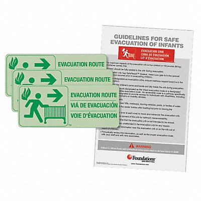 Infant Evacuation Signage Kit MPN:1963006