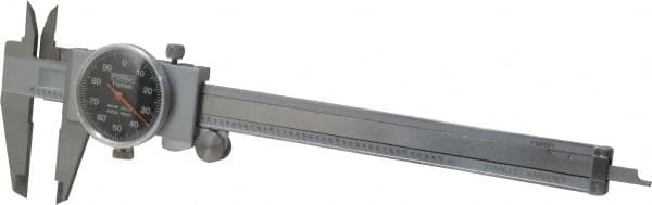 Dial Caliper: 6'' Range, 0.001'' Graduation, 0.1'' per Revolution MPN:52-008-707