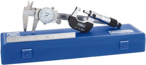 Machinist Caliper & Micrometer Kit: 4 pc MPN:52-095-007