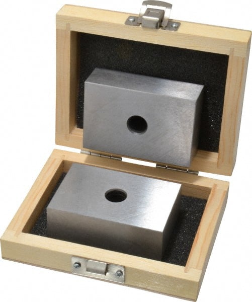 Setup Block: 0.0003 Squareness, Hardened Steel, 1-2-3 Block MPN:52-439-001