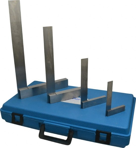 4 Piece, 3, 4, 6, 8 Inch Base Length, 4, 6, 9, 12 Inch Blade Length, Square Set MPN:52-432-469