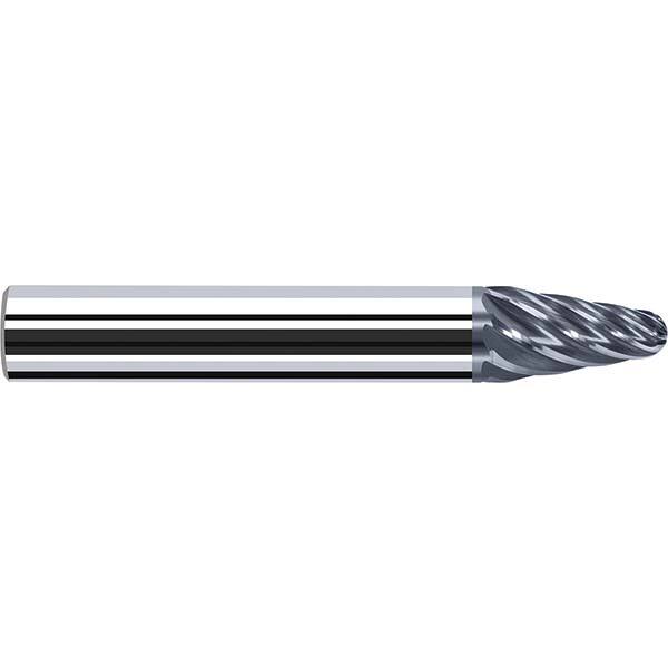 Tapered End Mill: 8 Flutes, Solid Carbide, Tapered End MPN:P8530389