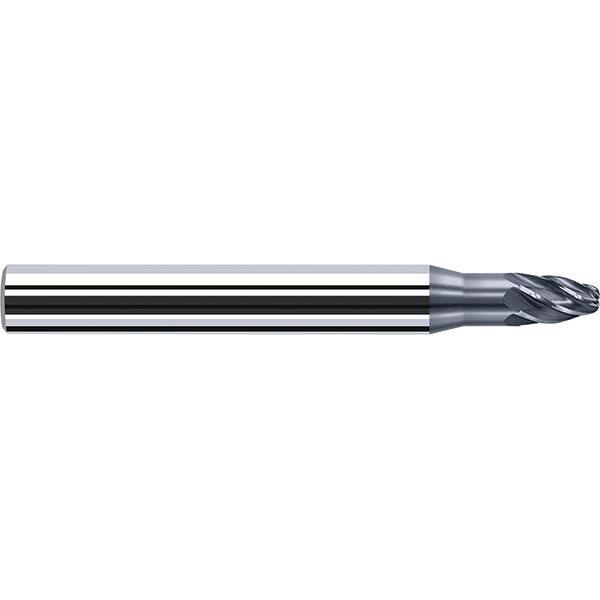 Tapered End Mill: 6 Flutes, Solid Carbide, Tapered End MPN:P8540221