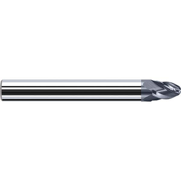 Tapered End Mill: 4 Flutes, Solid Carbide, Tapered End MPN:P8540300