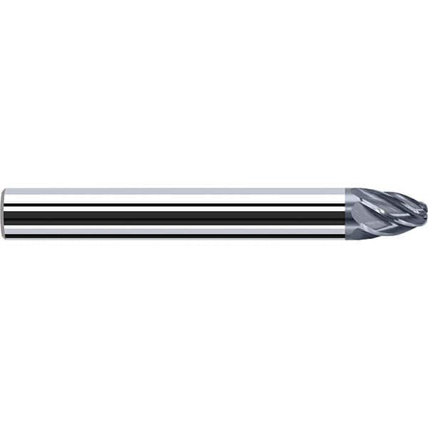 Tapered End Mill: 6 Flutes, Solid Carbide, Tapered End MPN:P8540301