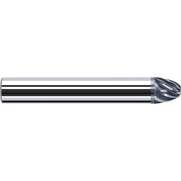 Tapered End Mill: 8 Flutes, Solid Carbide, Tapered End MPN:P8540453