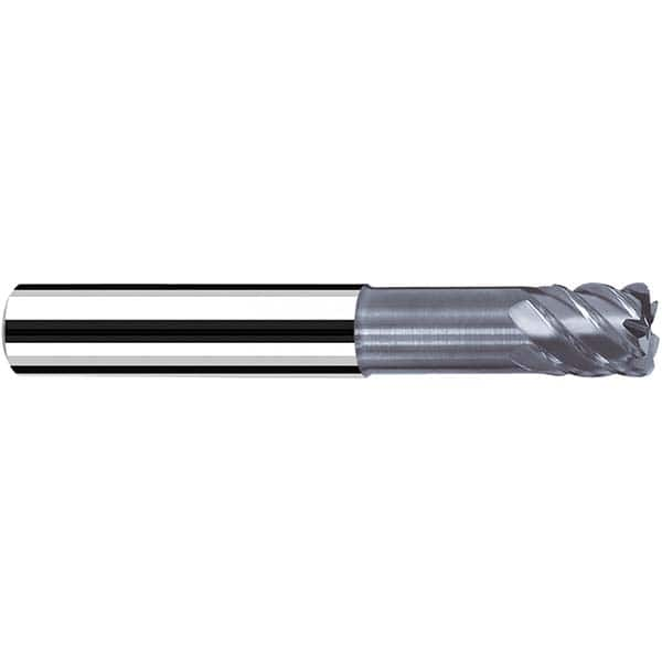 Corner Radius End Mill: 10 mm Dia, 11.00 mm LOC, 1.00 mm Radius, 6 Flute, Solid Carbide MPN:P5250450