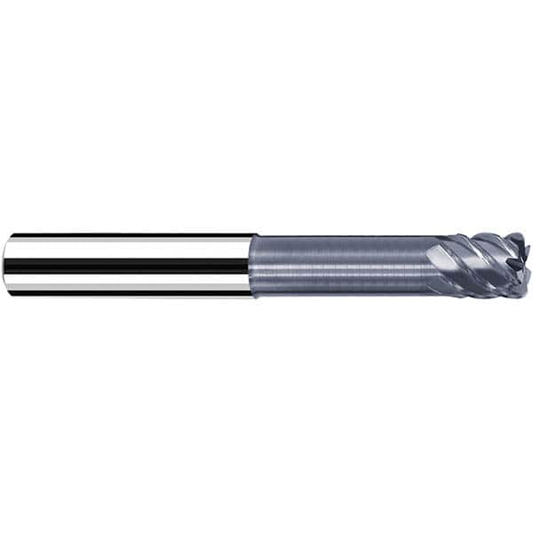 Corner Radius End Mill: 6 mm Dia, 7.00 mm LOC, 0.80 mm Radius, 6 Flute, Solid Carbide MPN:P5252300