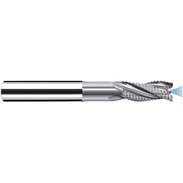 Roughing End Mill: 8 mm Dia, 3 Flutes, Single End, Solid Carbide MPN:15505391