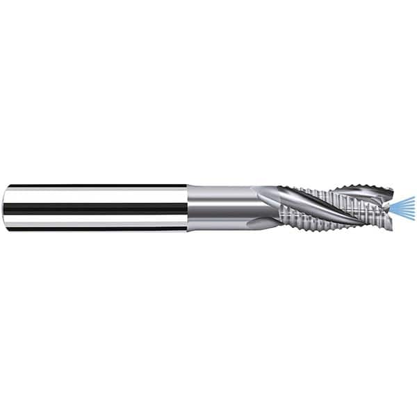 Roughing End Mill: 10 mm Dia, 3 Flutes, Single End, Solid Carbide MPN:15605450