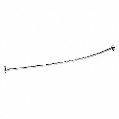 Curved Shower Rod SS 60 in L Bright MPN:211-5BS