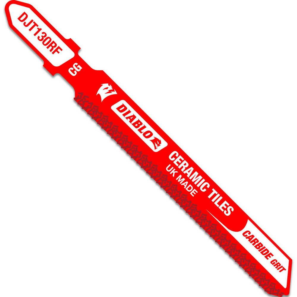 Jig Saw Blades, Blade Material: Carbide Grit , Blade Length (Inch): 3-1/4 , Blade Width (Decimal Inch): 6.6900 , Blade Thickness (Decimal Inch): 0.0400  MPN:DJT130RF