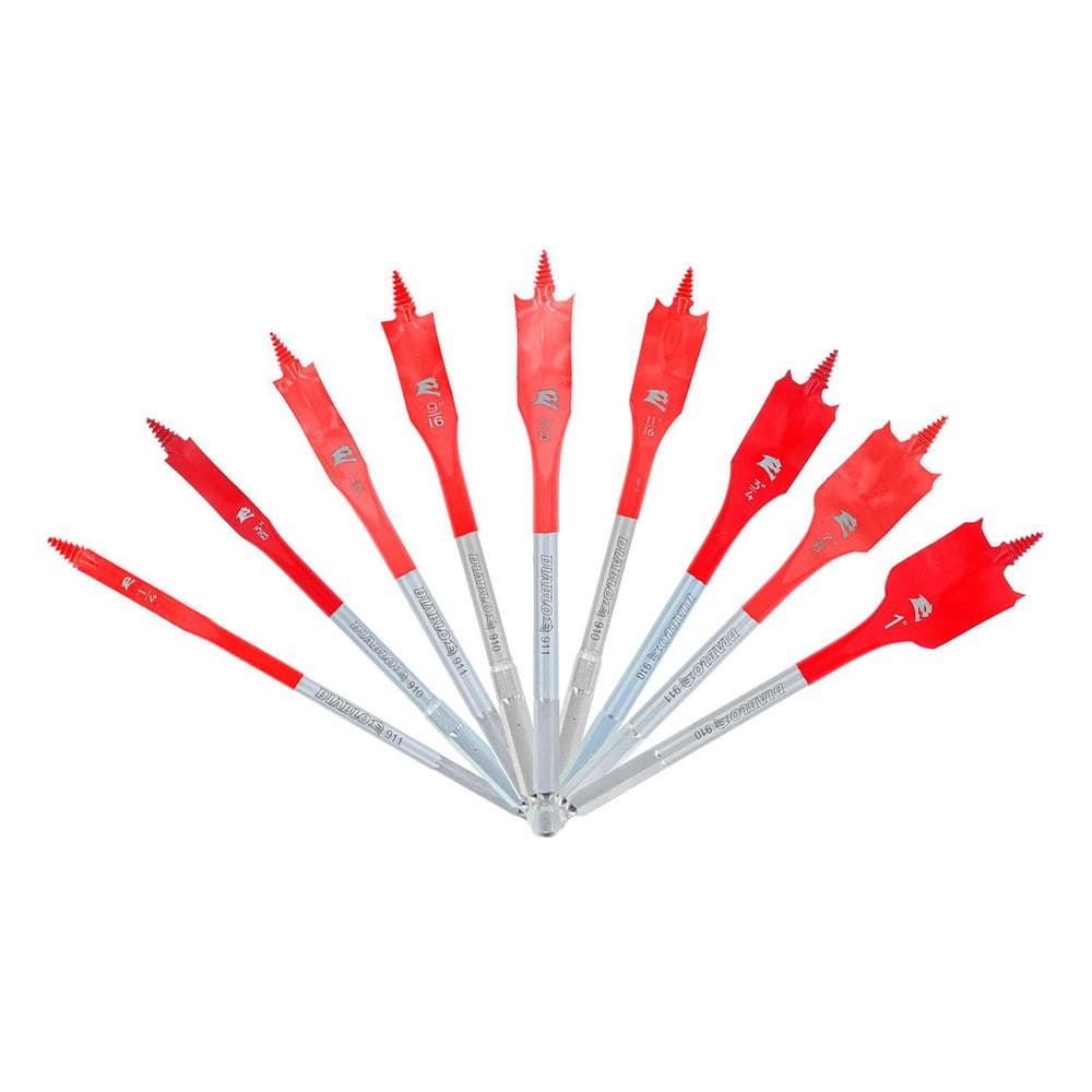 Spade-Blade Drill Bits, Shank Size: 1.0000 , Shank Type: Hex , Overall Length: 6.00 , Shank Length: 0.5in , Tool Material: High Speed Steel  MPN:DSP2930-S9