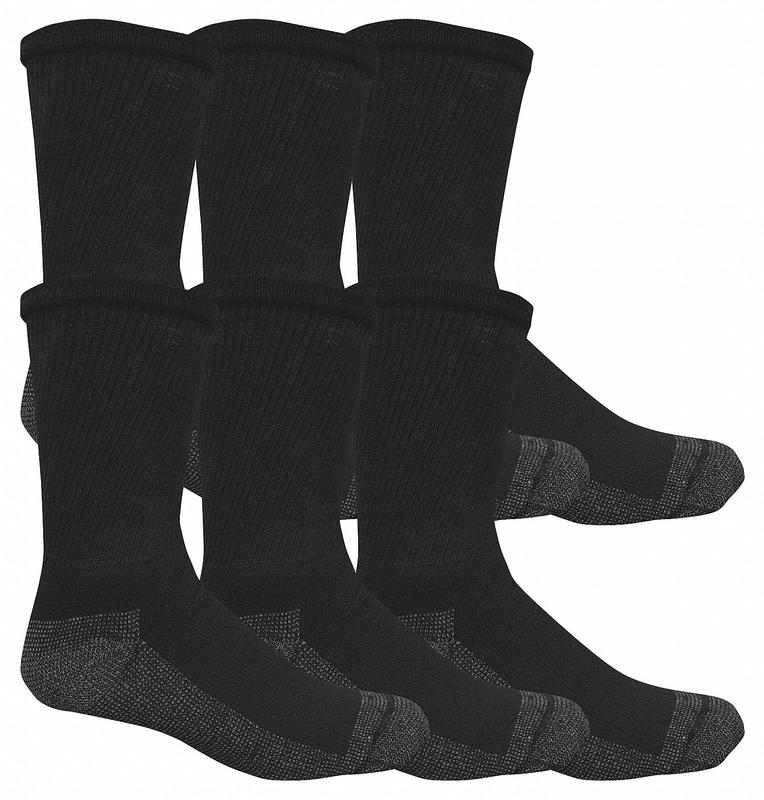 Socks Men s 6 to 12 Crew PK6 MPN:M8000B6US-12