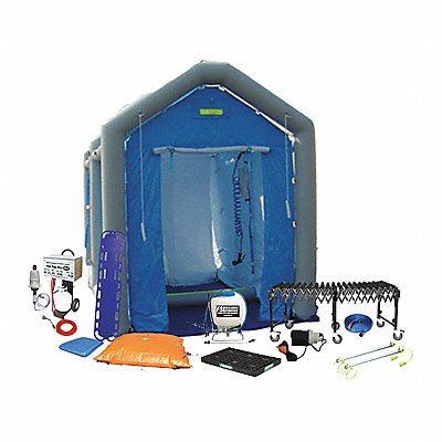 Decontamination Shower Blue 96 in L MPN:DAT2525S-SYS-NL