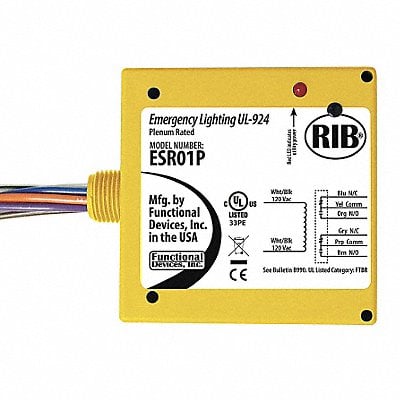 Prewired Relay 120VAC 20A DPDT MPN:ESR01P