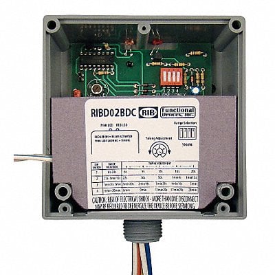 Prewired Relay 208-277VAC 20A SPDT MPN:RIB02BDC