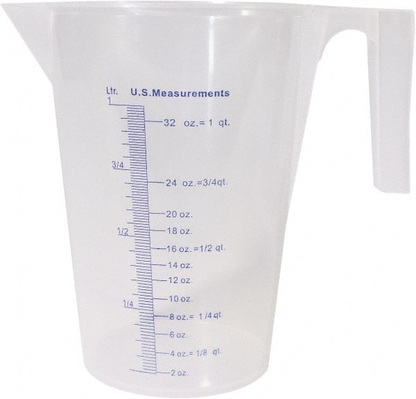 Beakers & Pipettes, Volume Capacity Range: 1,000 mL and Larger , Material: Polypropylene , Handle Included: Yes , Overall Length: 6.75in  MPN:94130