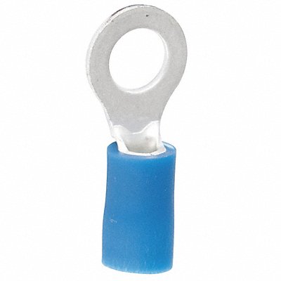 Ring Terminal 8 to 10 Stud Blue PK100 MPN:10-104