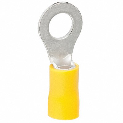 Ring Terminal 12 to 1/4 Stud Yellow PK50 MPN:10-107