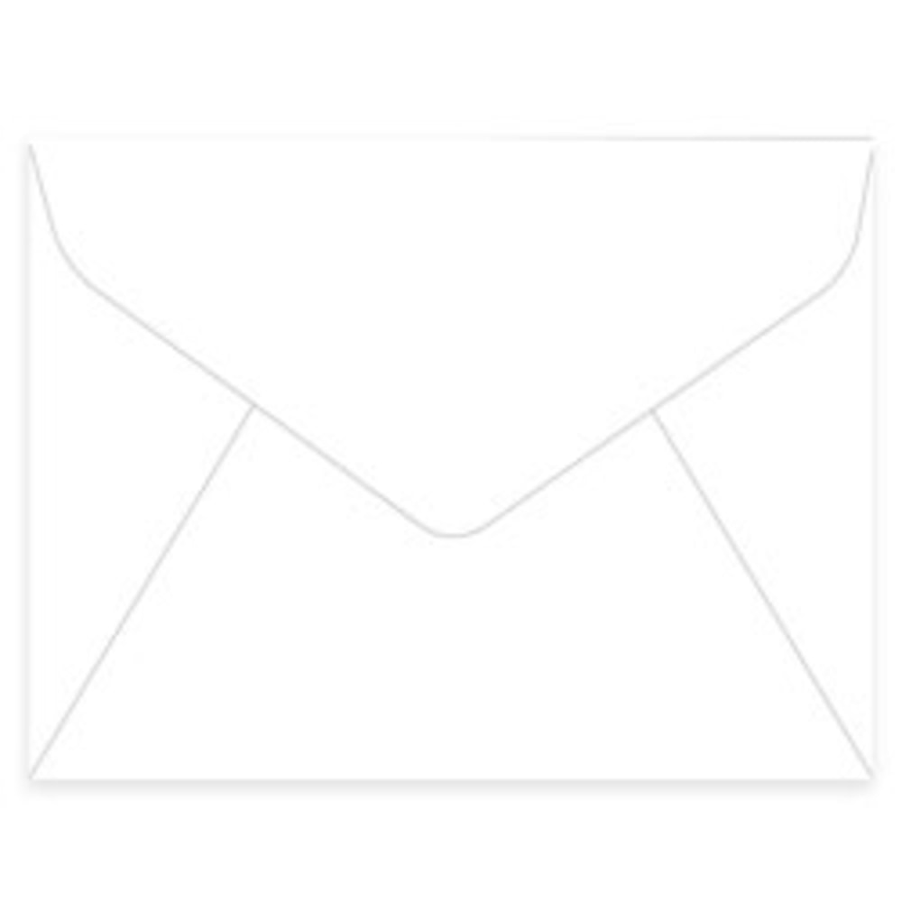 Gartner Studios Stationery Envelopes, A2, Gummed Seal, White, Pack Of 50 (Min Order Qty 12) MPN:78493