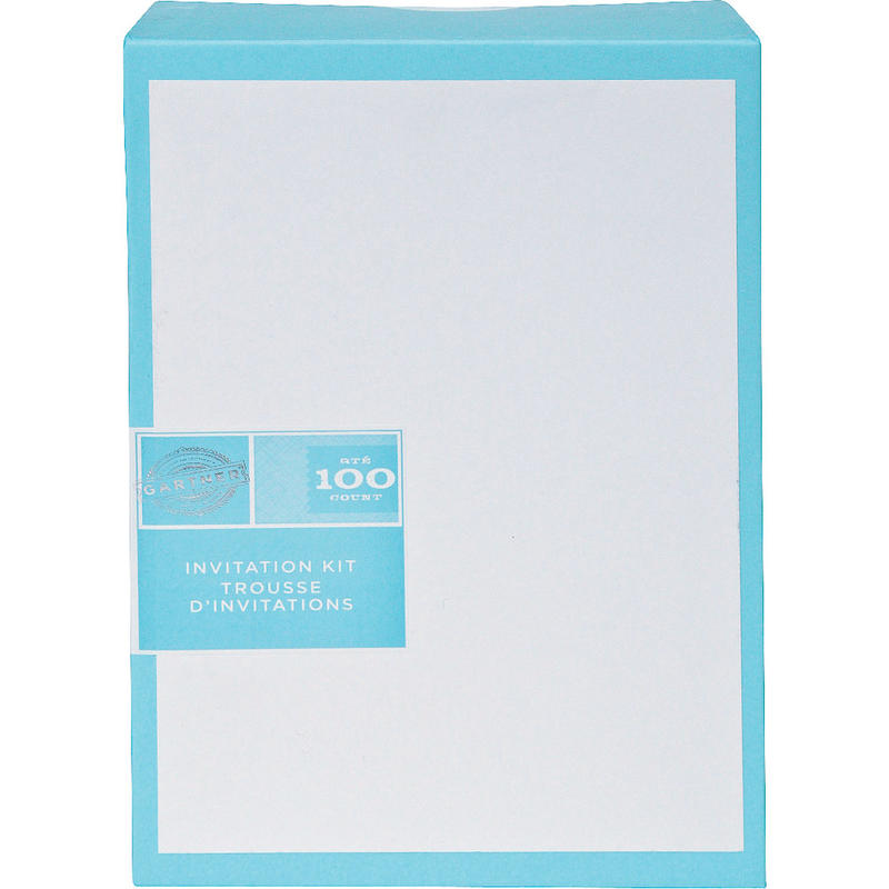 Gartner Studios Invitations, 5 1/2in x 8 1/2in, White, Pack Of 100 (Min Order Qty 4) MPN:76038