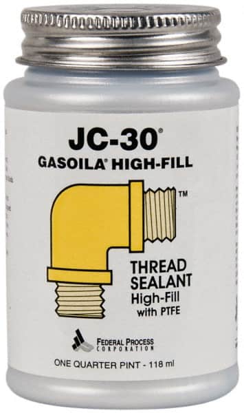 Pipe Thread Sealant: Oyster White, 1/4 pt Can MPN:JC04