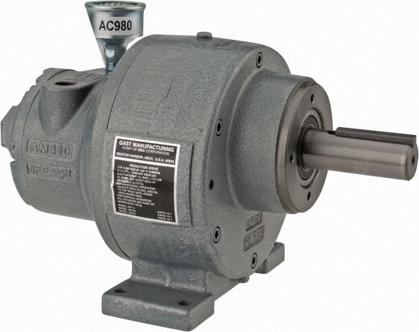 1-1/4 hp Reversible Face/Foot Air Actuated Motor MPN:4AM-RV-75-GR25