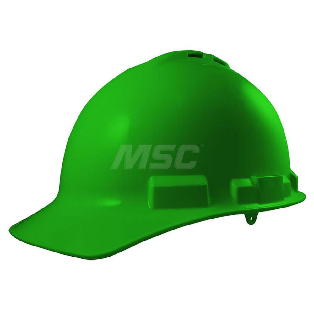 Hard Hat: Impact Resistant & Construction, Vented, Type 1, Class C, 4-Point Suspension MPN:GH327RVG