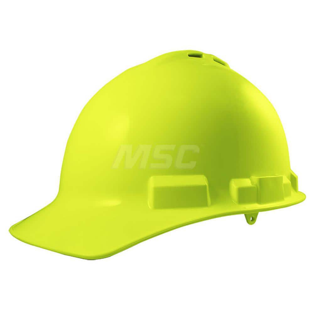 Hard Hat: Impact Resistant & Construction, Vented, Type 1, Class C, 4-Point Suspension MPN:GH327RVH
