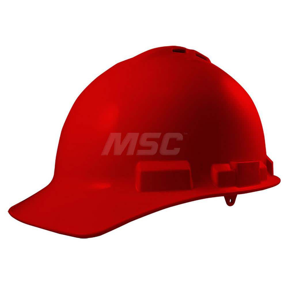 Hard Hat: Impact Resistant & Construction, Vented, Type 1, Class C, 4-Point Suspension MPN:GH327RVR