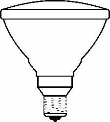 Halogen Lamp: PAR38, 60 W, Medium Screw Base MPN:25266