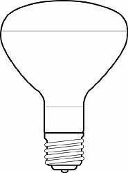 Incandescent Lamp: 50W, Medium Screw Base, R20 Lamp MPN:62373