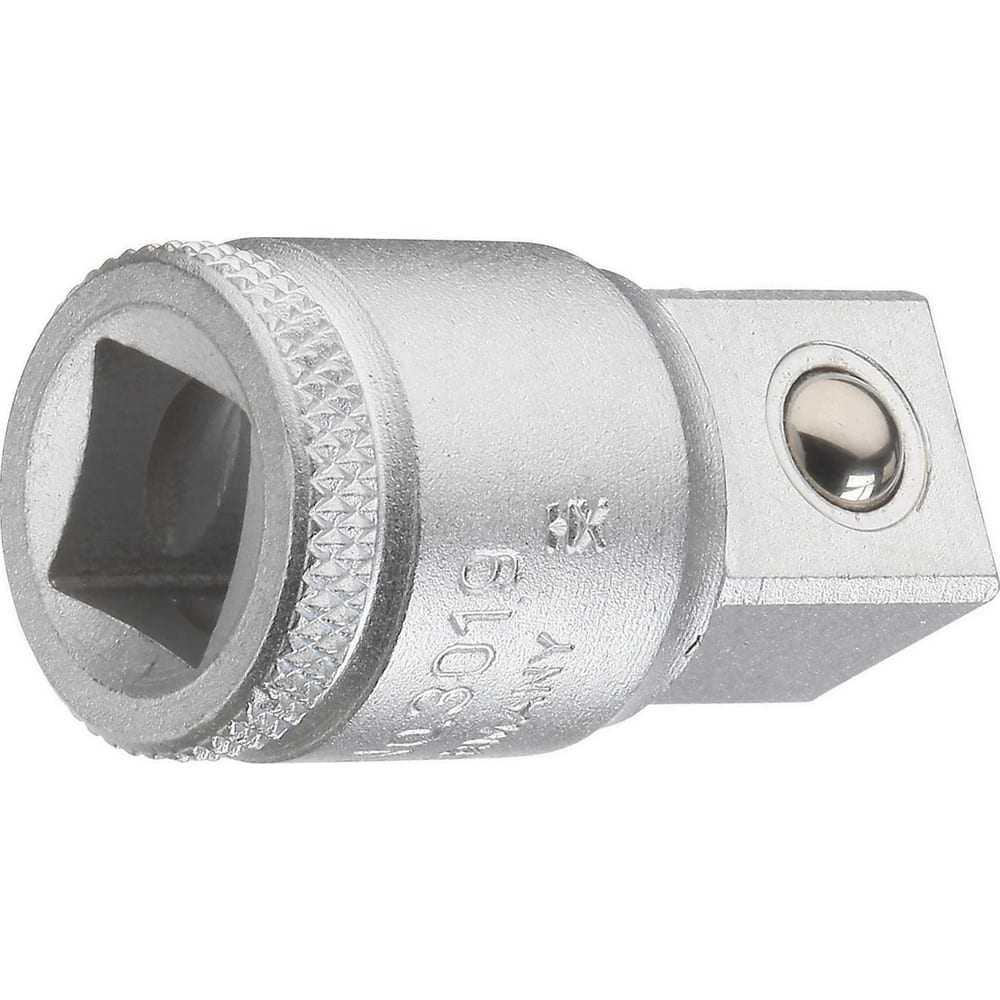 Socket Adapters & Universal Joints, Adapter Type: Convertor , Male Drive Style: Square , Female Drive Style: Square , Finish: Chrome  MPN:6236010